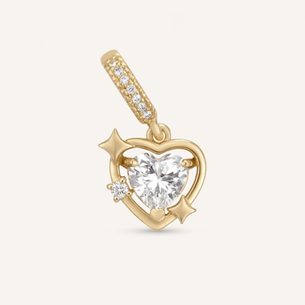 Starlit Heart Charm