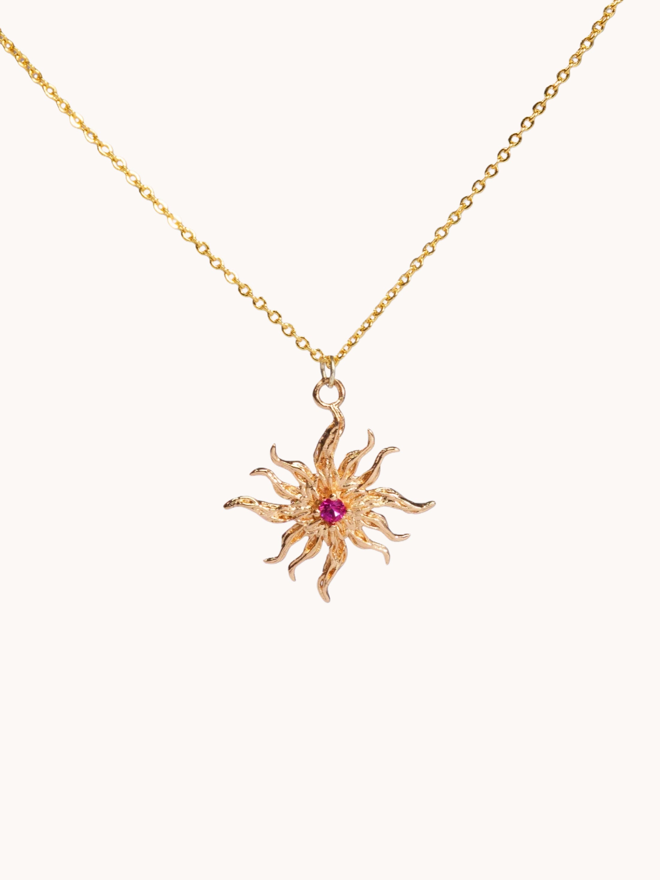 The Sun Charm Necklace