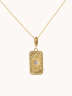 The Sun Tarot Charm Necklace