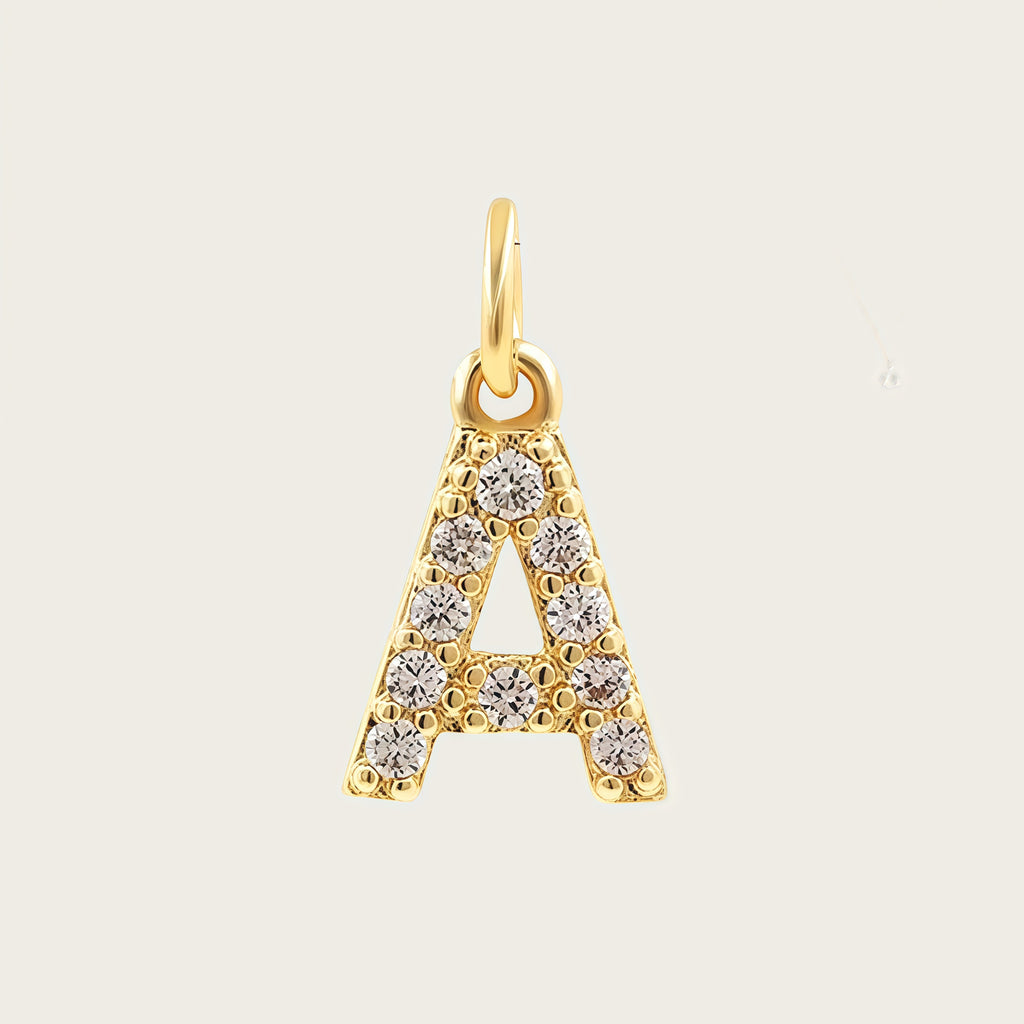 18K Gold Plated MINI Initials Charm