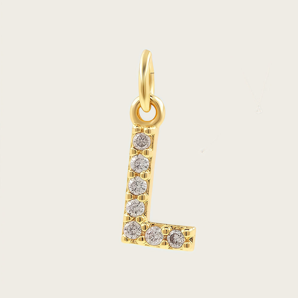 18K Gold Plated MINI Initials Charm