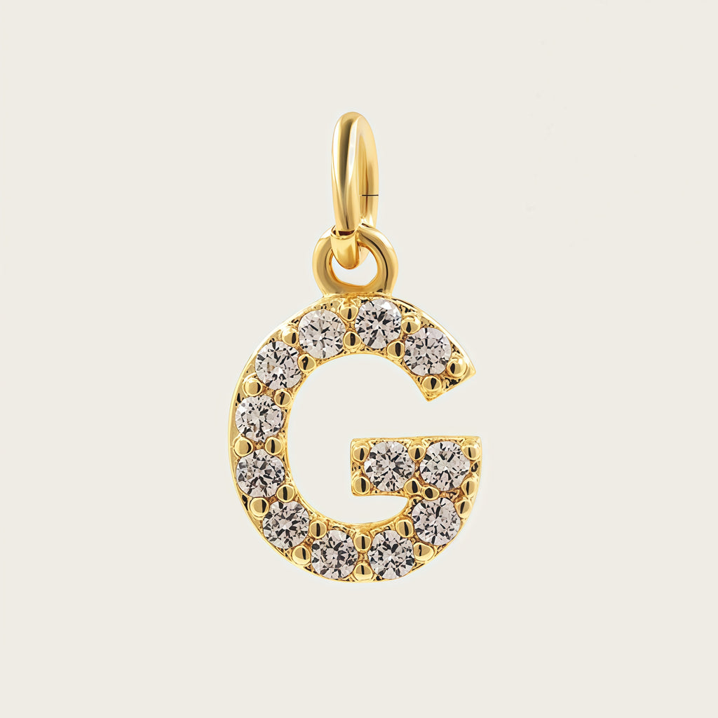 18K Gold Plated MINI Initials Charm