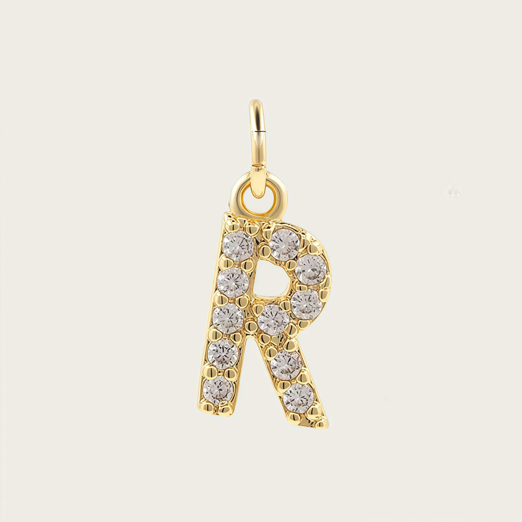18K Gold Plated MINI Initials Charm