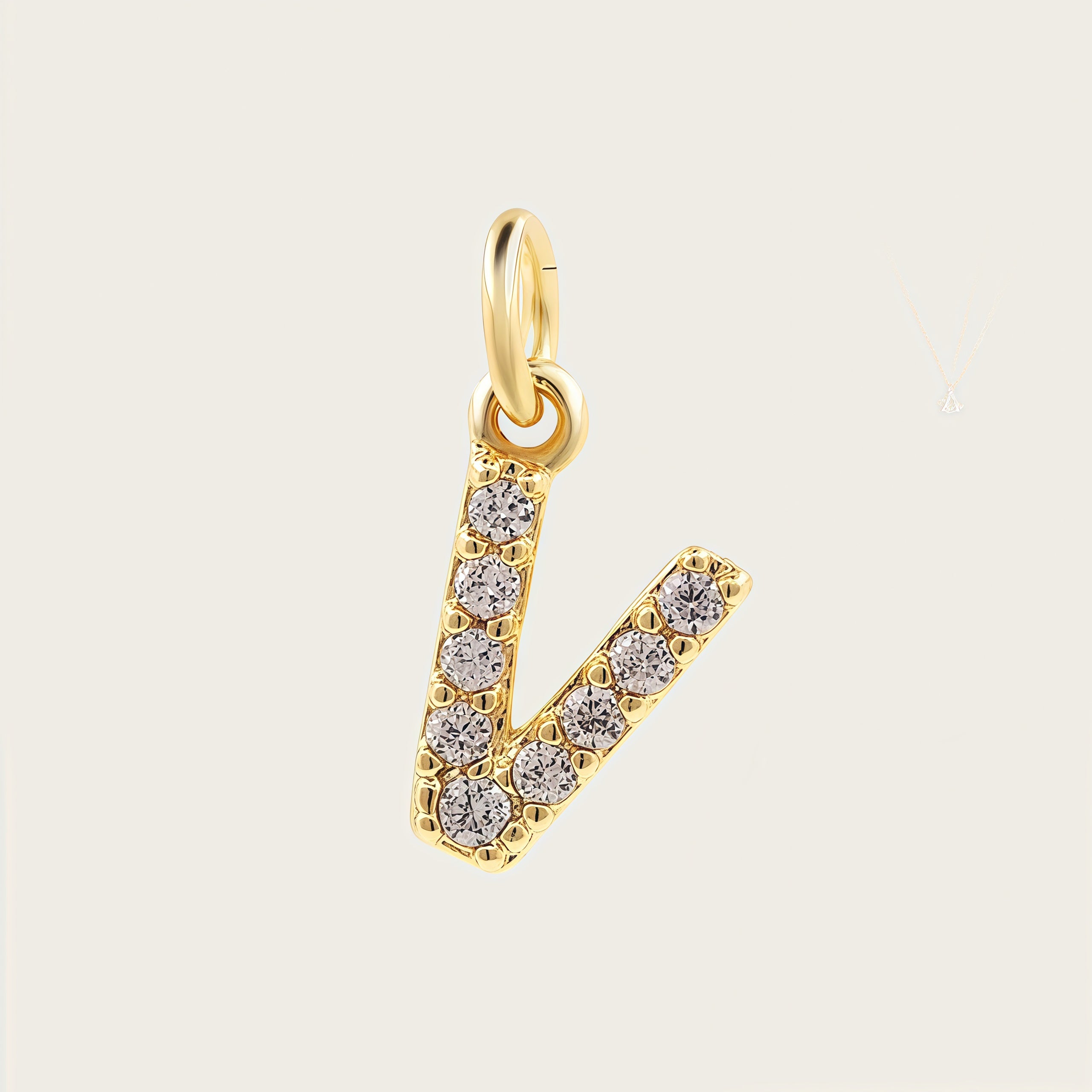 18K Gold Plated MINI Initials Charm