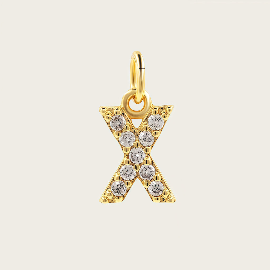 18K Gold Plated MINI Initials Charm