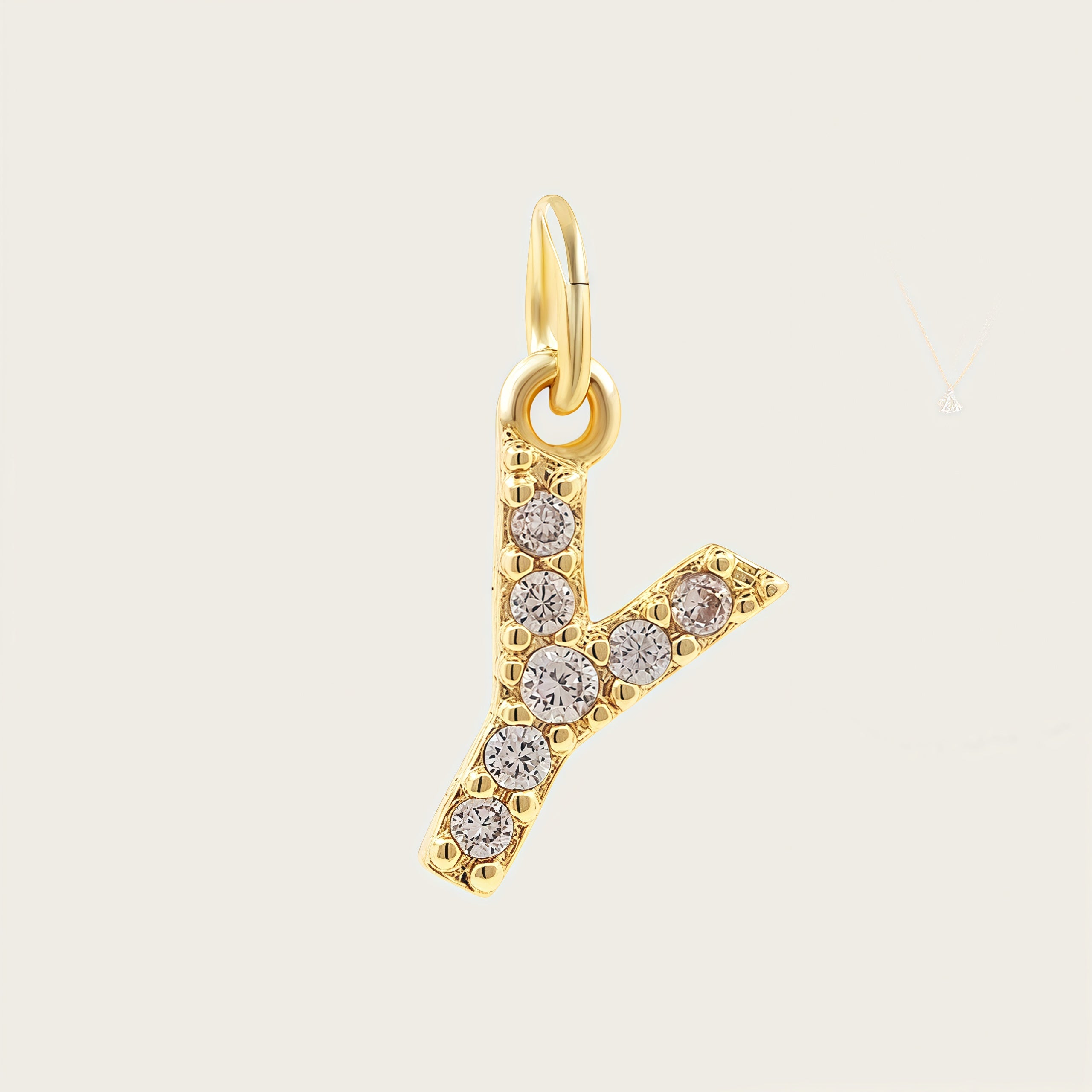 18K Gold Plated MINI Initials Charm