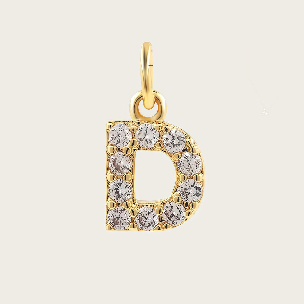 18K Gold Plated MINI Initials Charm