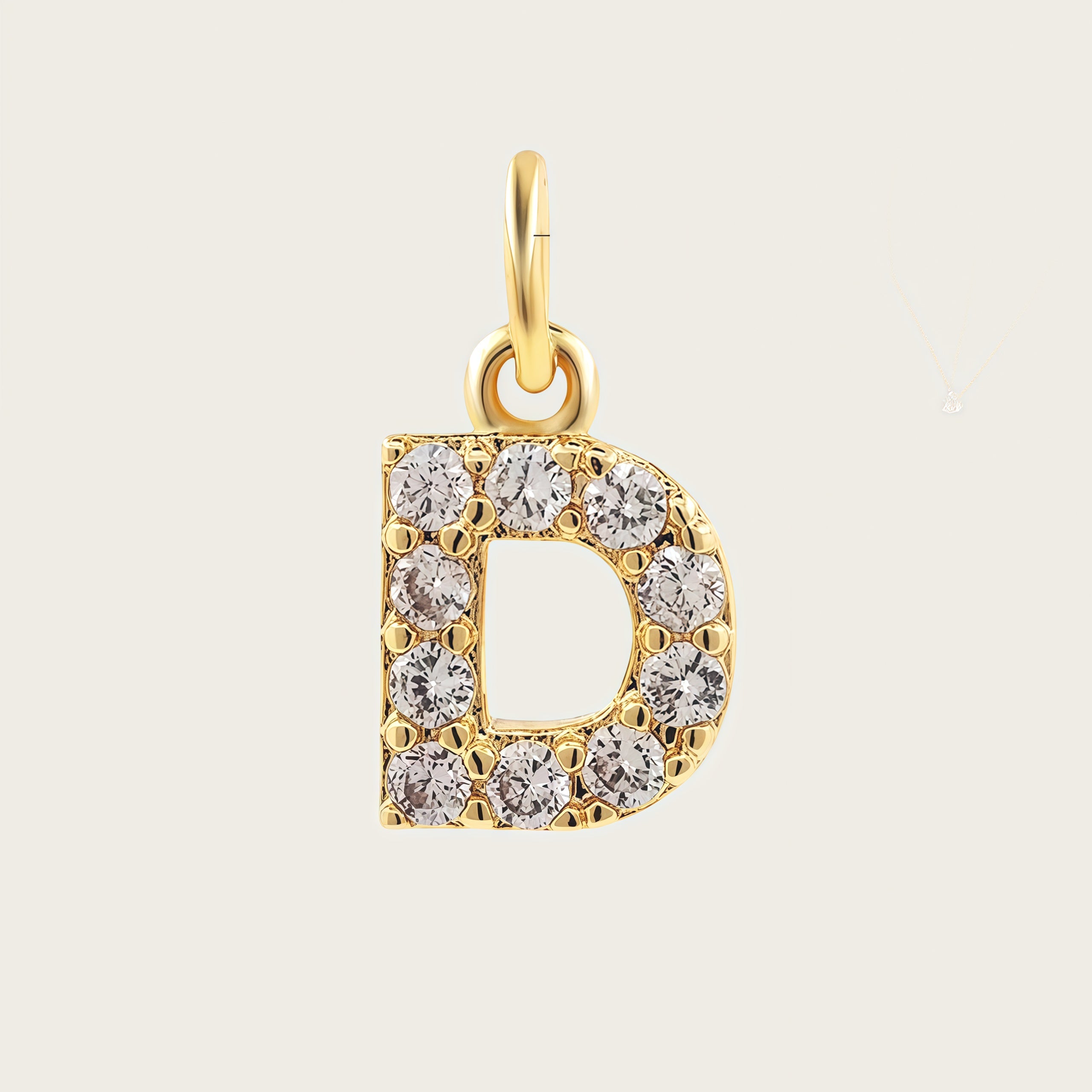 18K Gold Plated MINI Initials Charm