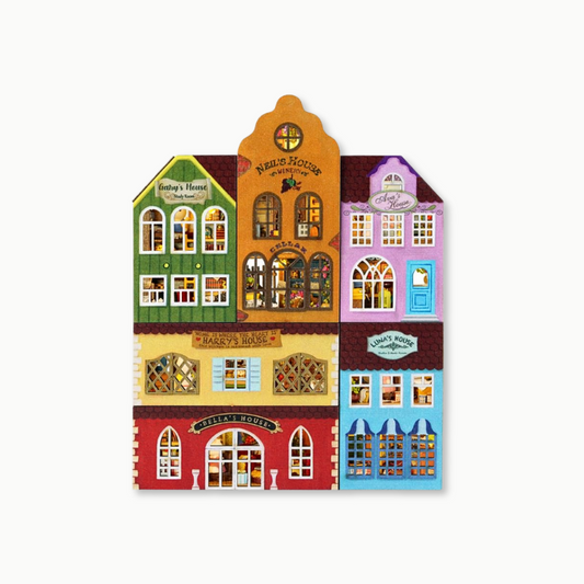 Mini Block Town Full Set (7 Units) DIY Kit