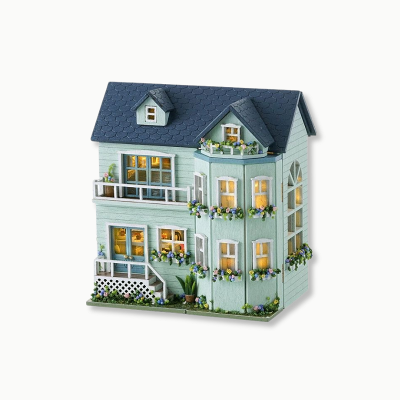 Flip Cottage-Floral Mansion DIY Craft Kit