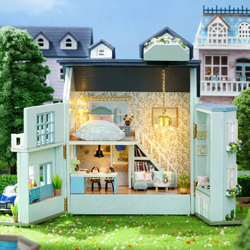 Flip Cottage-Floral Mansion DIY Craft Kit