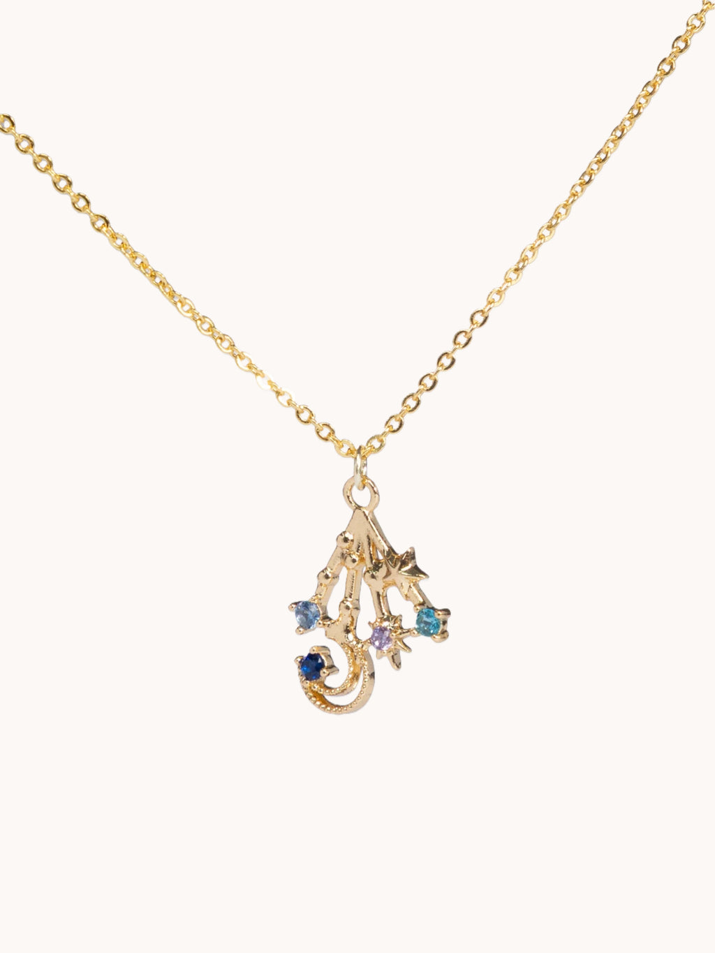 Celestial Comet Charm Necklace