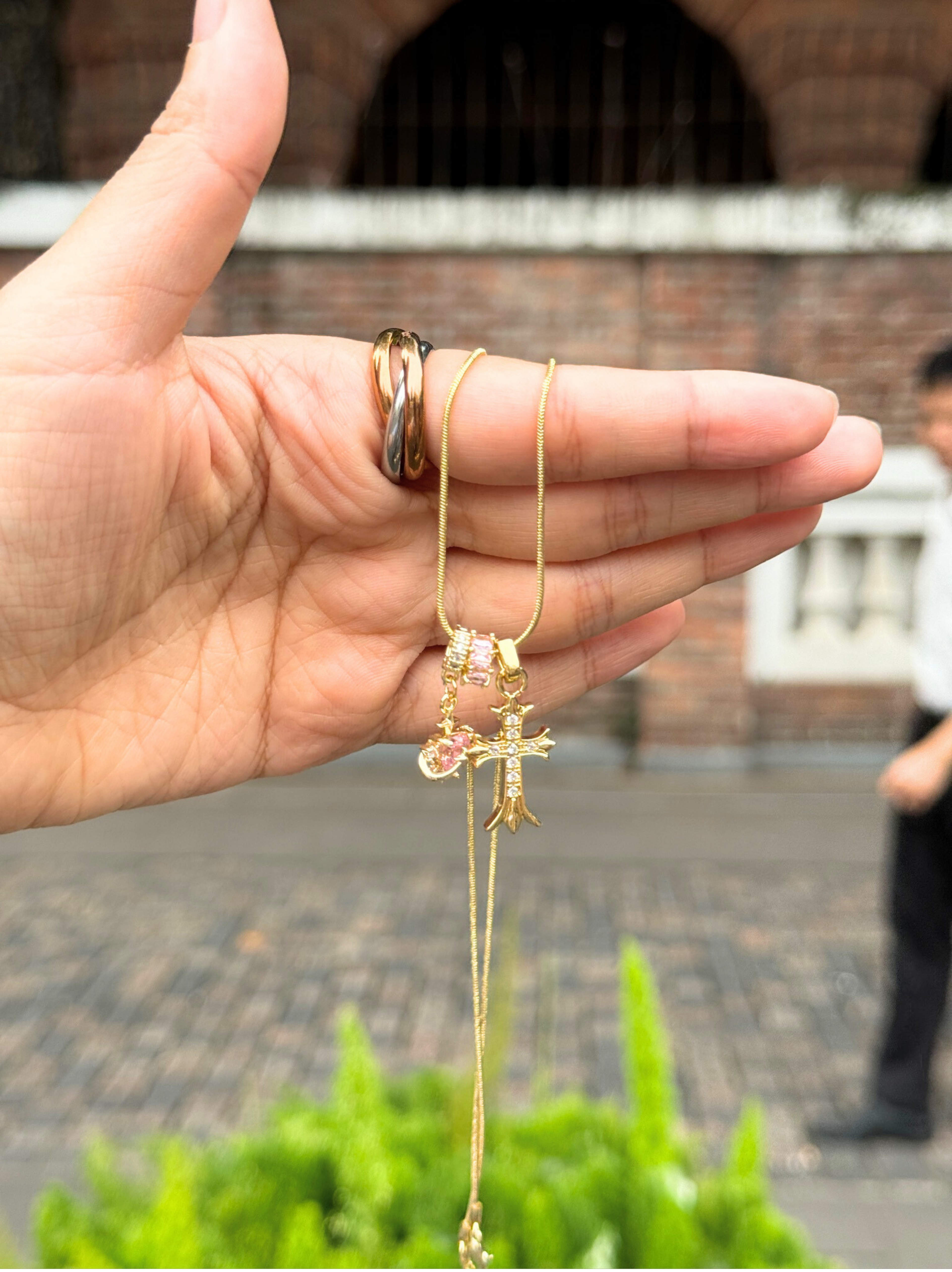 MLC Design Custom Charms Necklace: Gothic & Heart