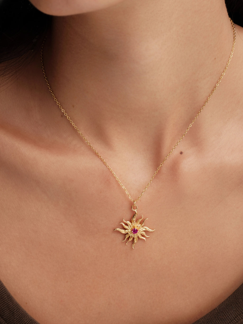 The Sun Charm Necklace
