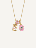 YouDesign - Magnetic Lucky Charms & Vivienne Initial Necklace