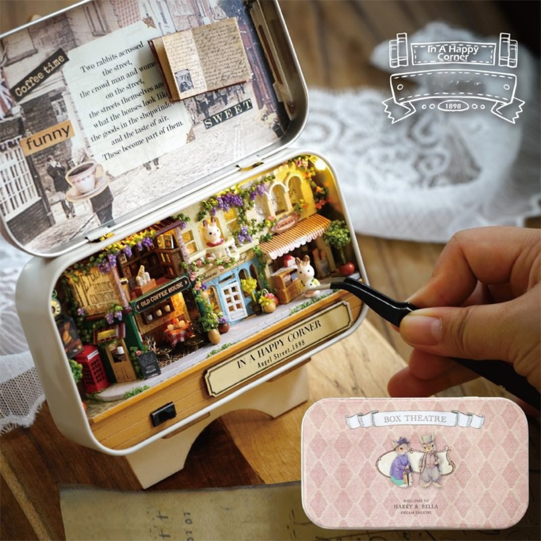 Tin Box Theatre - Retro Street Corner DIY Craft Kit