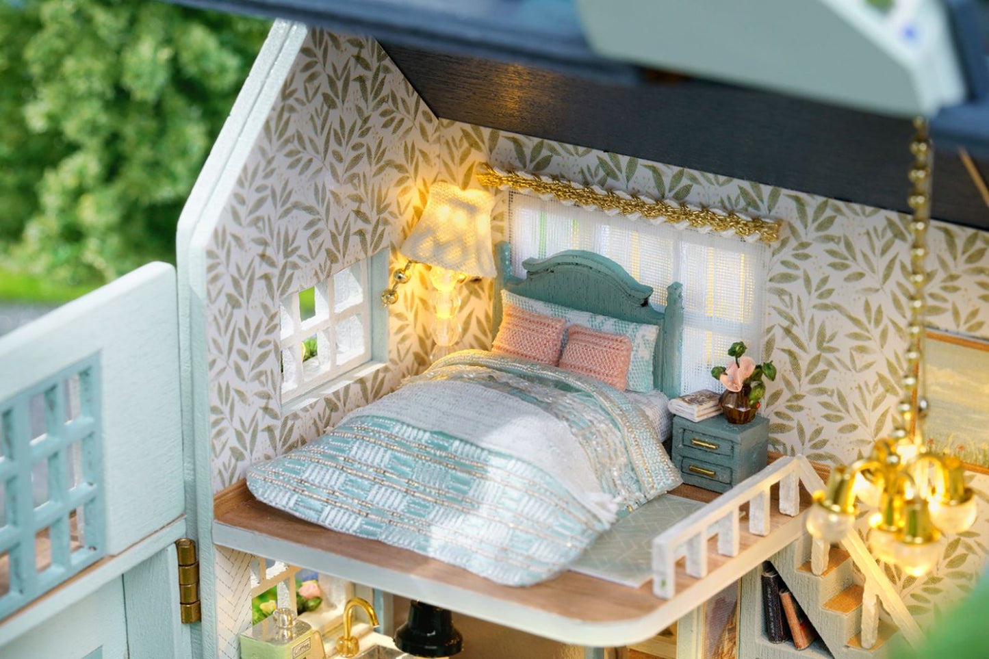 Flip Cottage-Floral Mansion DIY Craft Kit