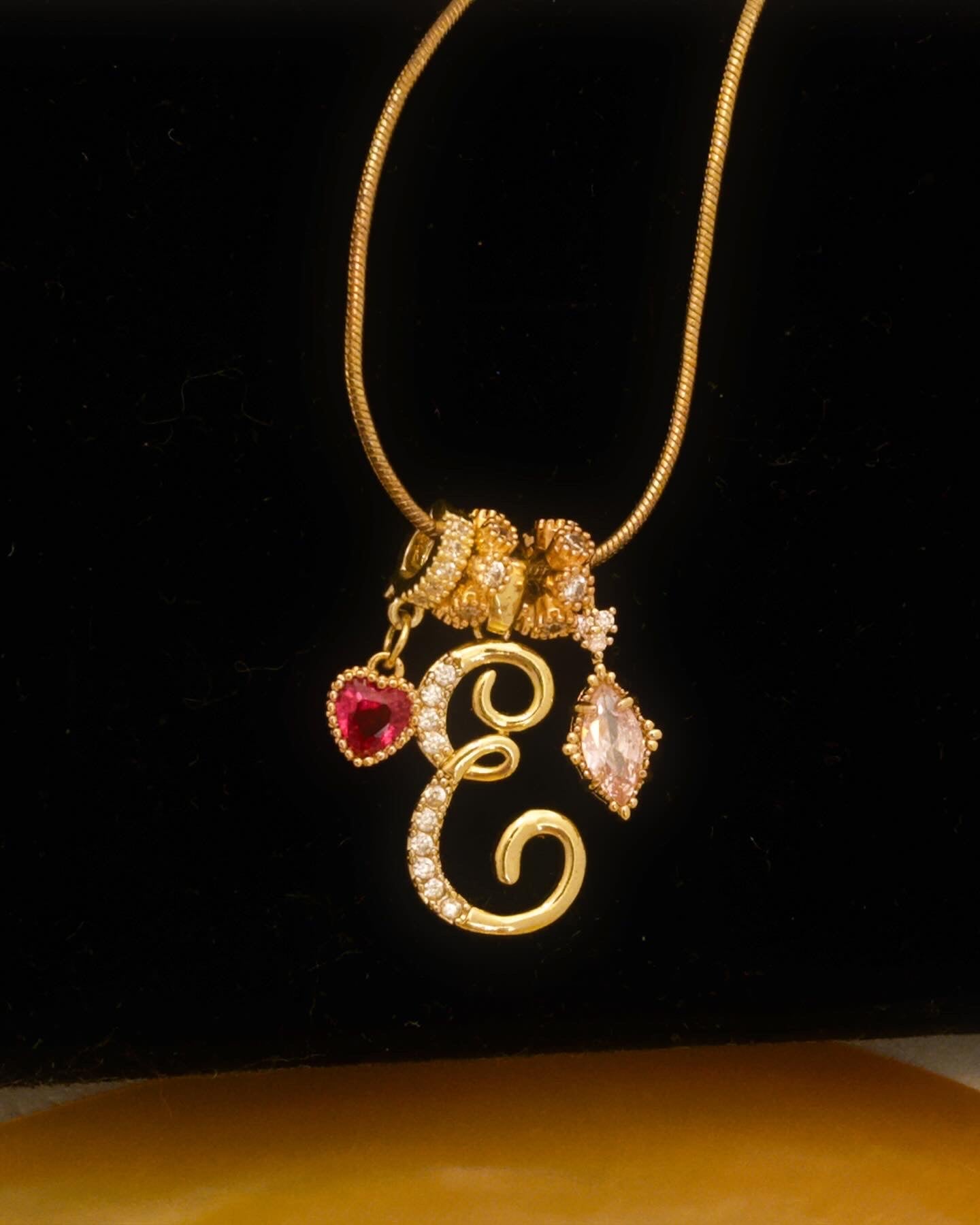 MLC Design Custom Initial Necklace: Lollipop Crush