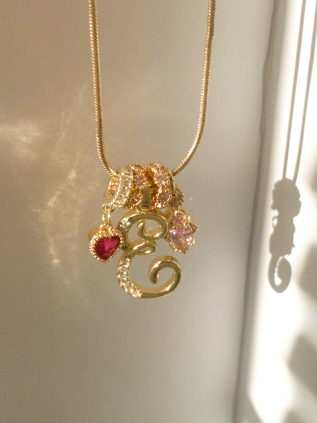 MLC Design Custom Initial Necklace: Lollipop Crush