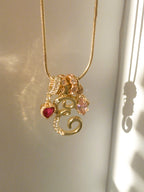 MLC Design Custom Initial Necklace: Lollipop Crush