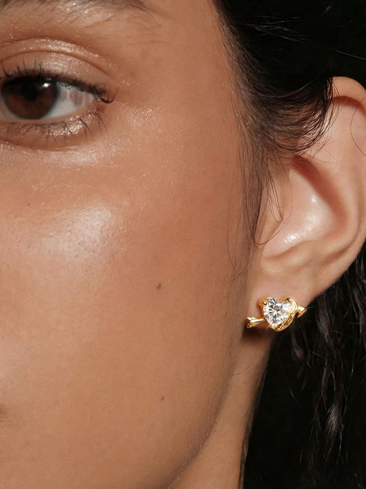 Cupid's Love Ear Studs