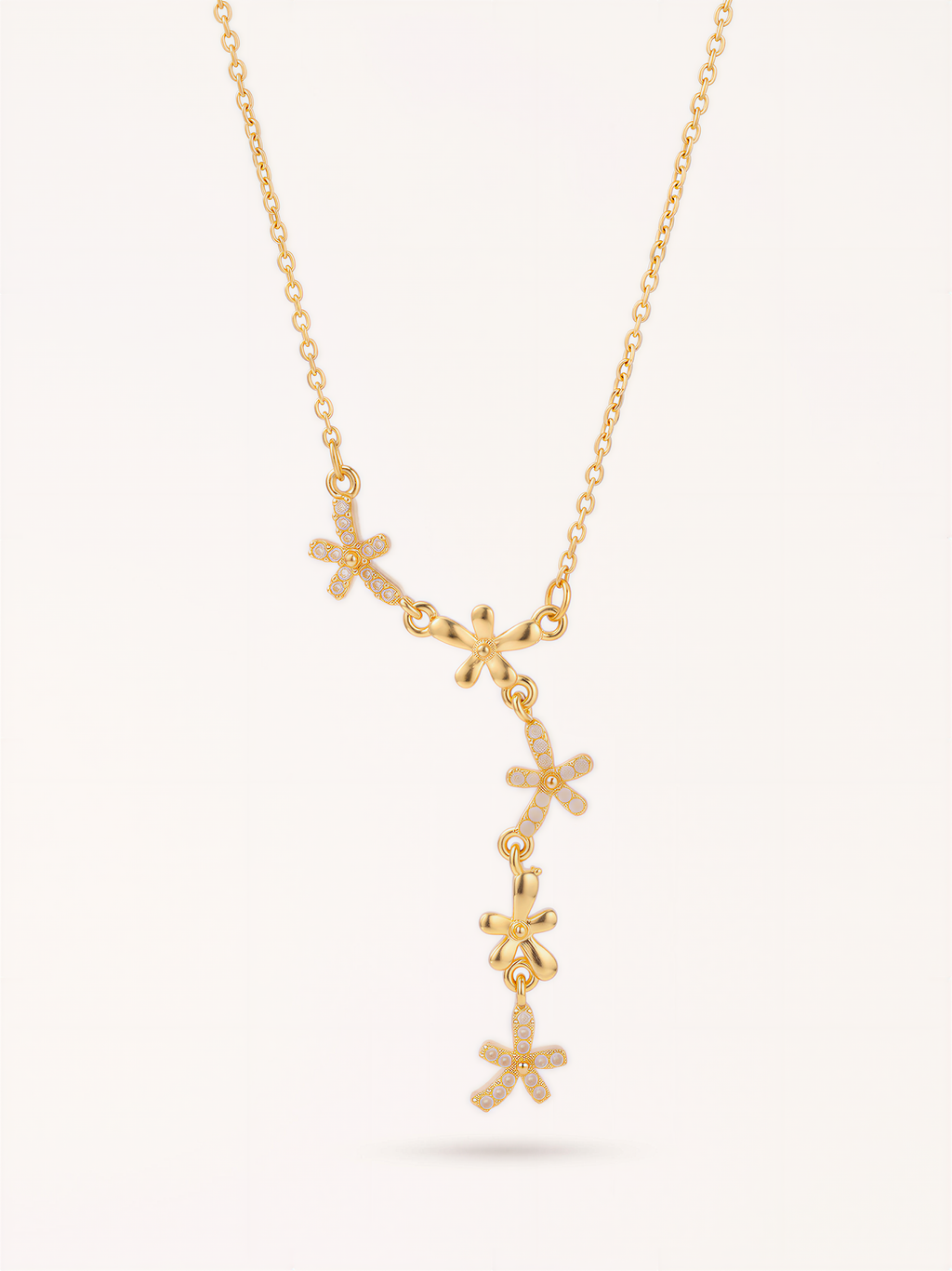 Pedal Layer Necklace