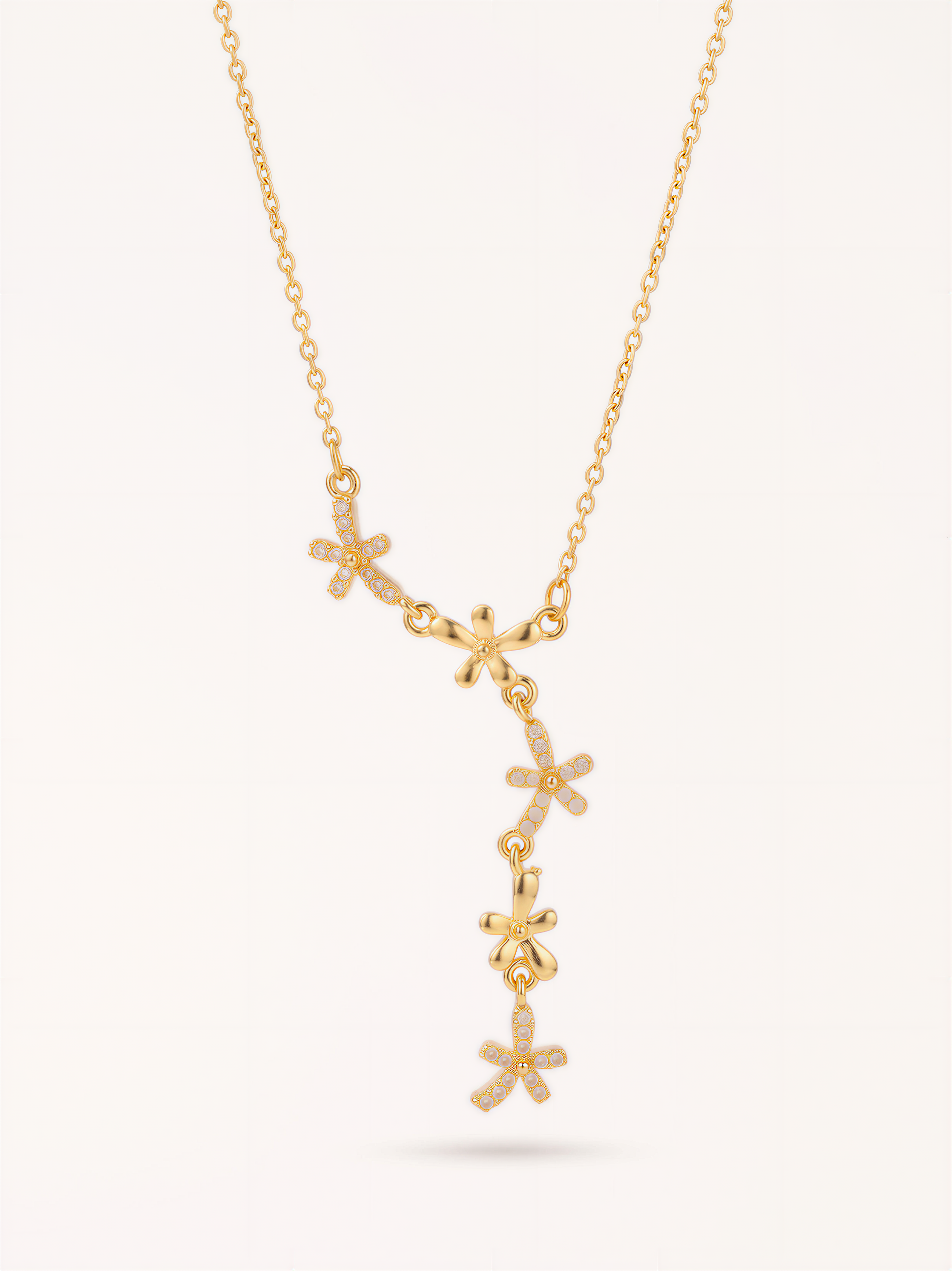 Pedal Layer Necklace