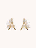 Petite Eiffel Tower Ear Studs