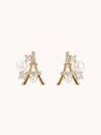 Petite Eiffel Tower Ear Studs