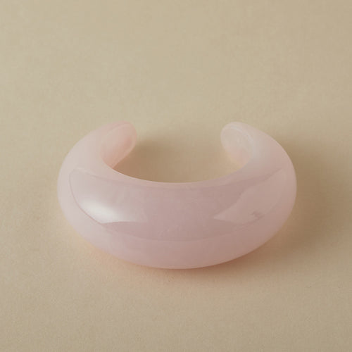 Retro-chic Pastel Color Acrylic Chunky Bangle