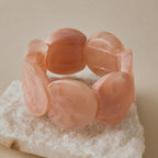 レトロシックなパステルカラーアクリルチャンキーバングル