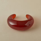 レトロシックなくすみカラーアクリル製チャンキーバングル