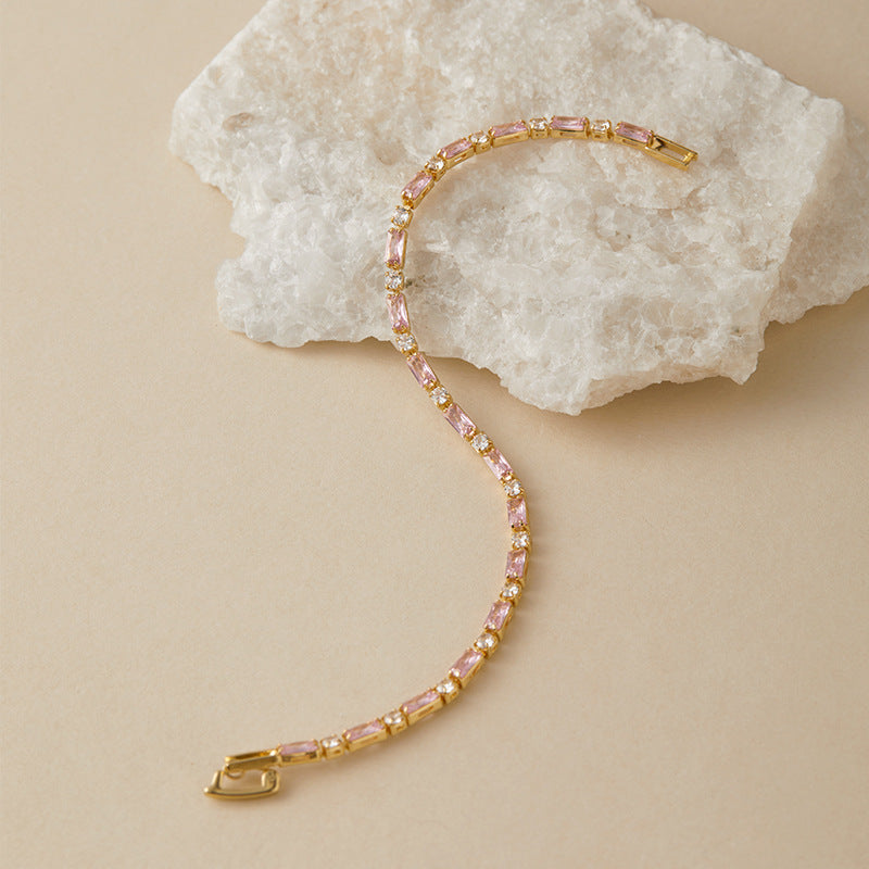 Pastel Color Tennis Bracelet