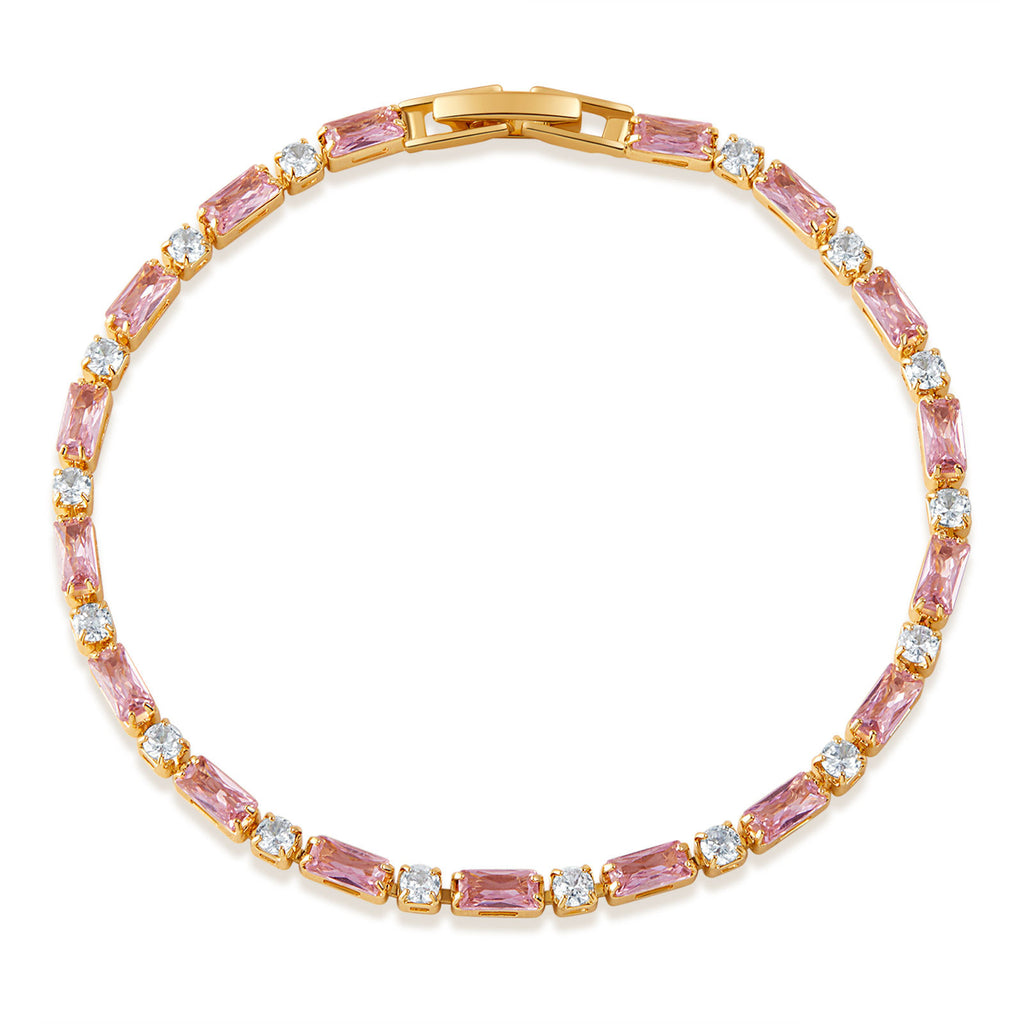 Pastel Color Tennis Bracelet