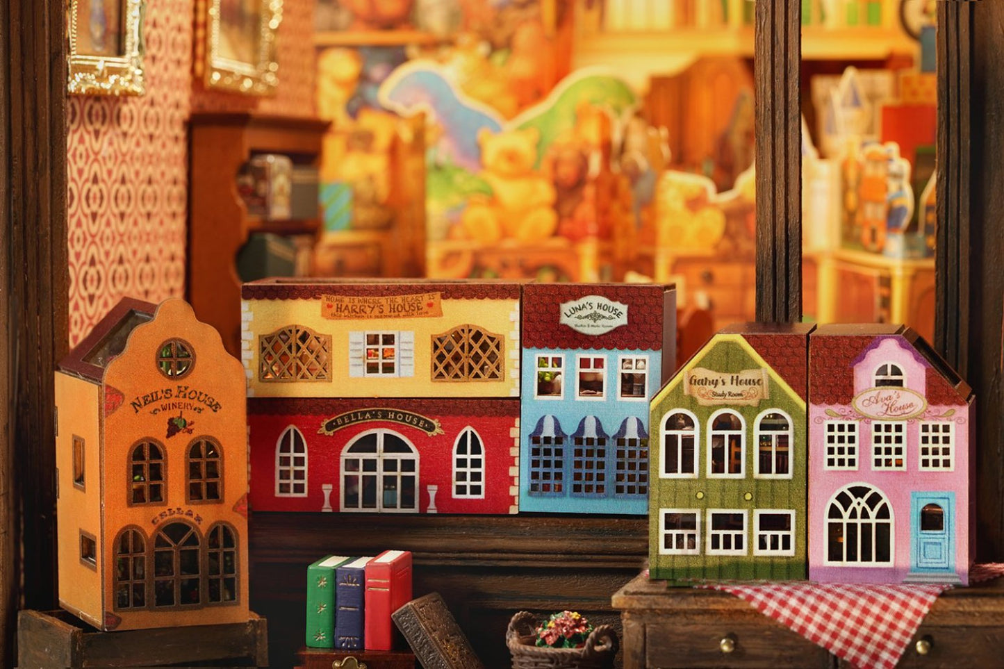 Mini Block Town-Unit 2-Harry's House DIY Kit